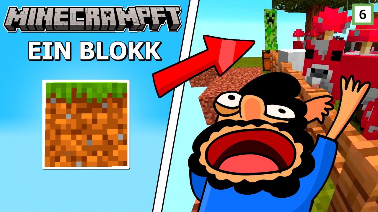 Minecraft Ein Blokk Gir Meg 100 ANGST!