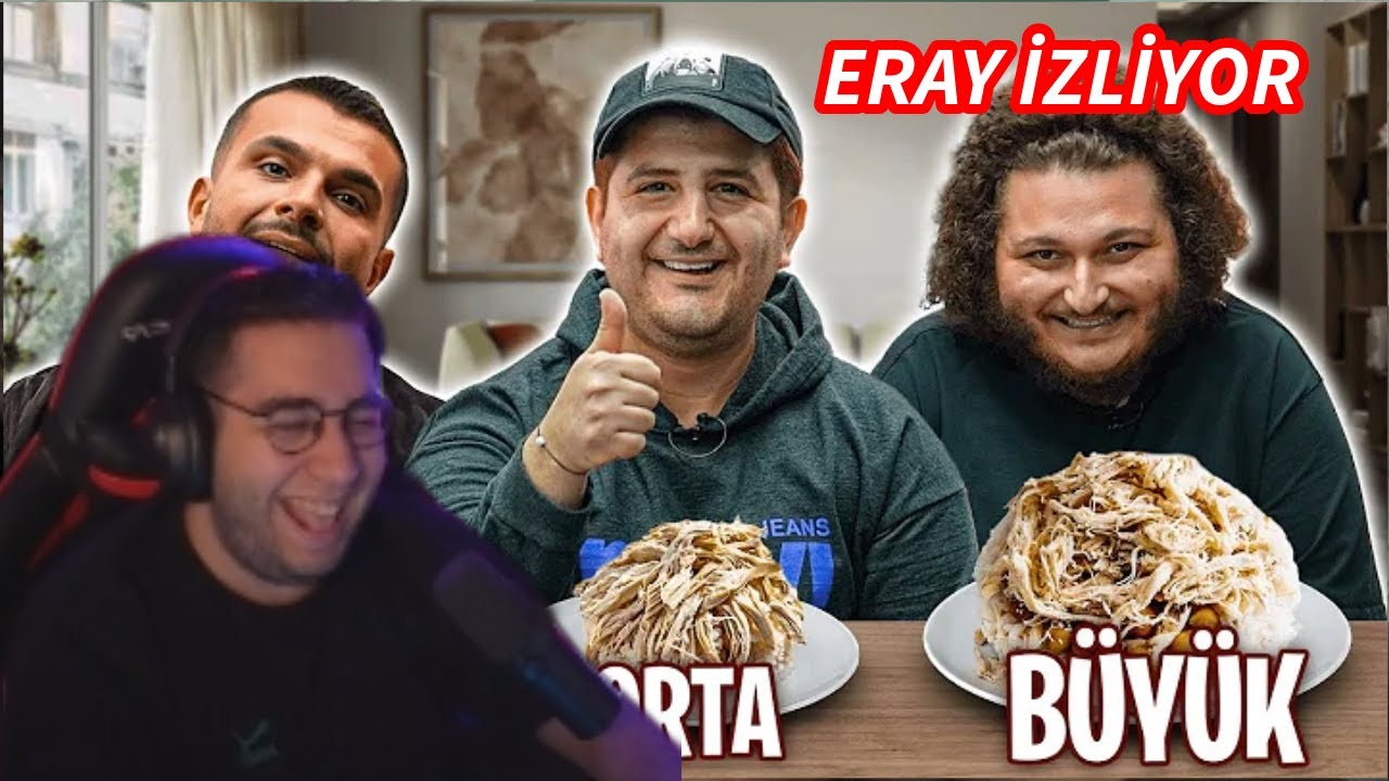 Eray İzliyor Mesut Can Tomay - B&Uuml;Y&Uuml;K, ORTA VEYA K&Uuml;&Ccedil;&Uuml;K YEMEK YARIŞMASI #6 Yakup TV  @MesutCanTomay