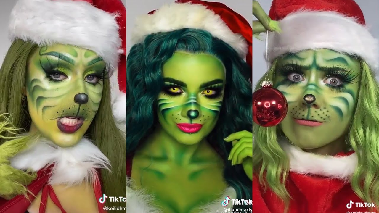 The Grinch Makeup and Cosplay Tutorial | Christmas Makeup Ideas