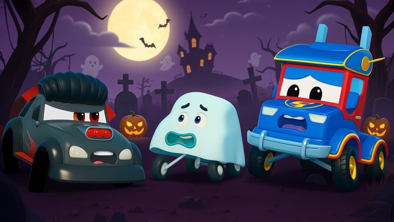 HALLOWEEN: WAMPIR straszy SAMOCHODY na Placu Budowy!