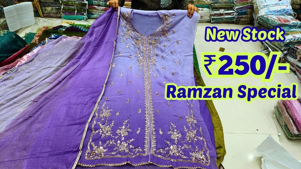 ₹280 Me Fancy Suits 🌙 Ramzan Special Hyderabad Wholesale Dress Material