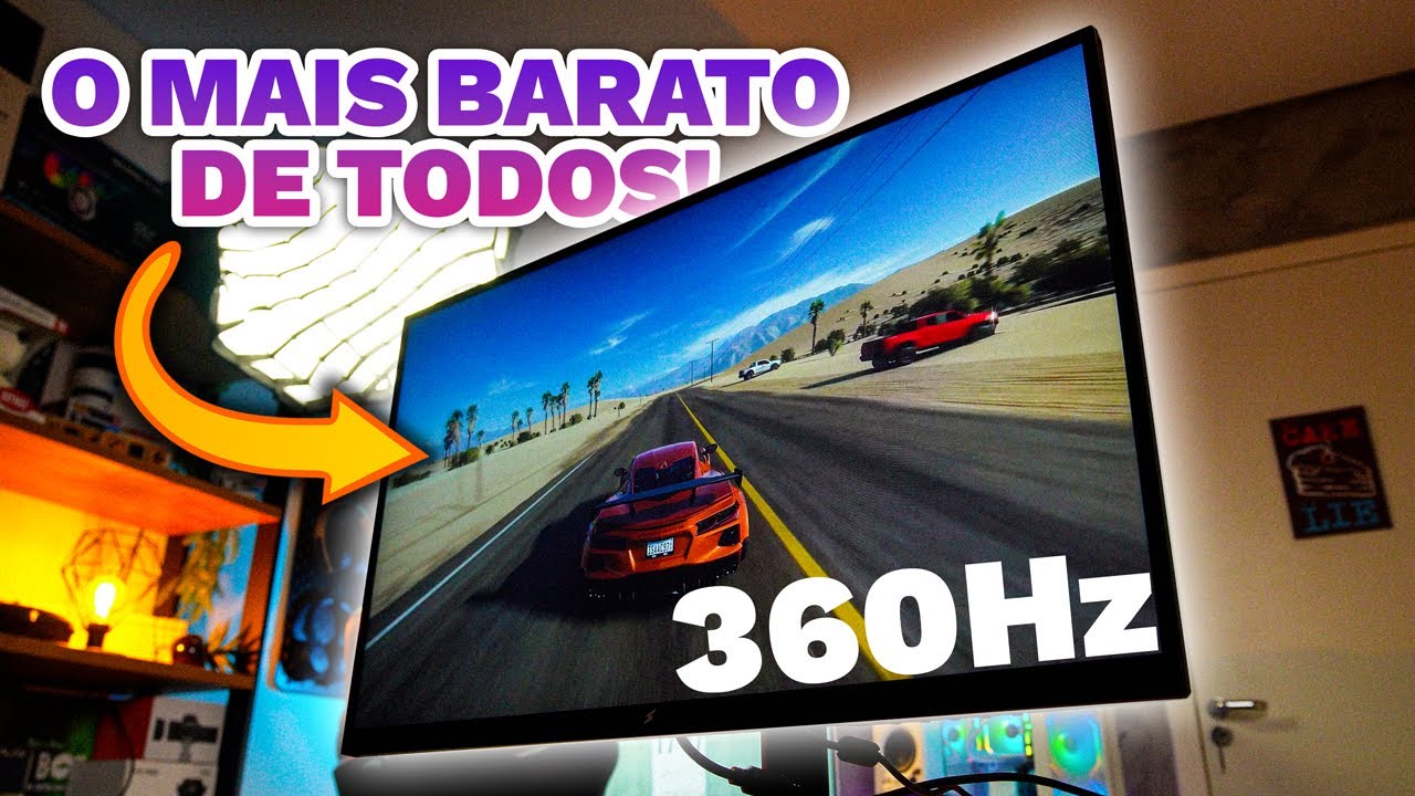 Monitor GAMER de 360Hz por MENOS de R$1500,00??? Conheça o SUPERFRAME EPIC!