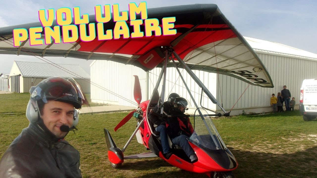🇫🇷 Au dessus de la Drôme en ULM pendulaire