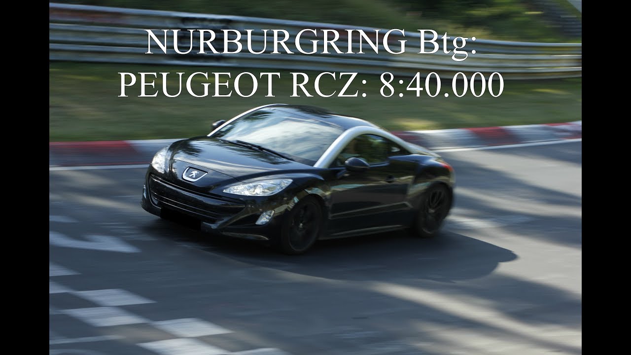 Nurburgring: Peugeot Rcz 1.6 Thp 200: 8:40.000