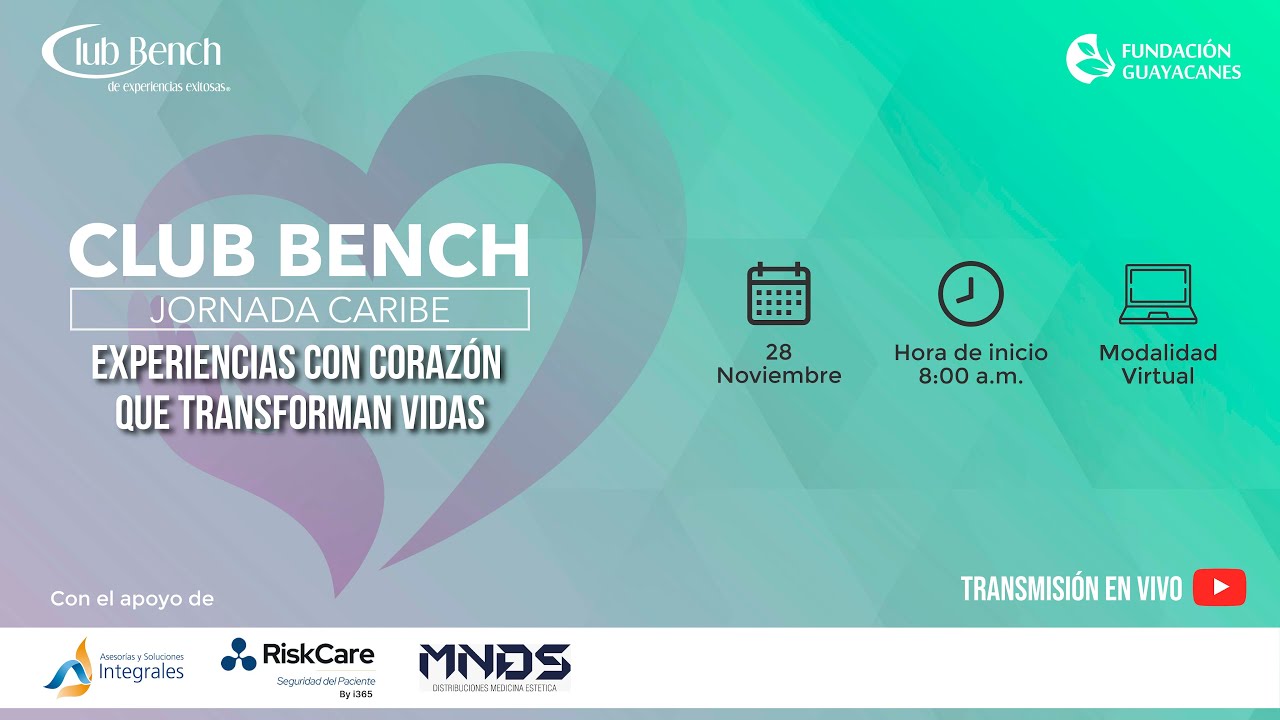 Club Bench 80 | Jornada Caribe | Experiencias con corazón que transforman vidas.