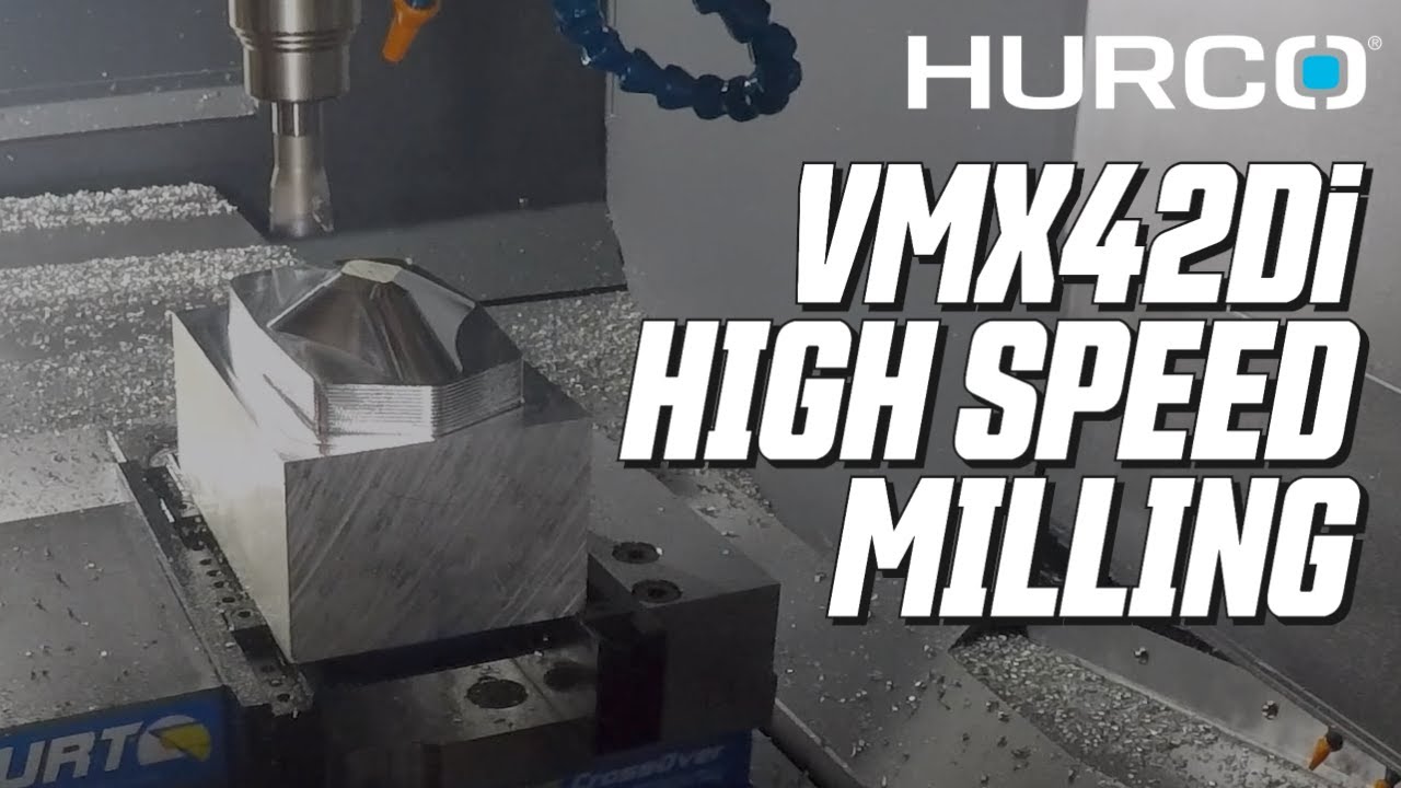 Hurco VMX42Di Direct Drive CNC Machine Cutting