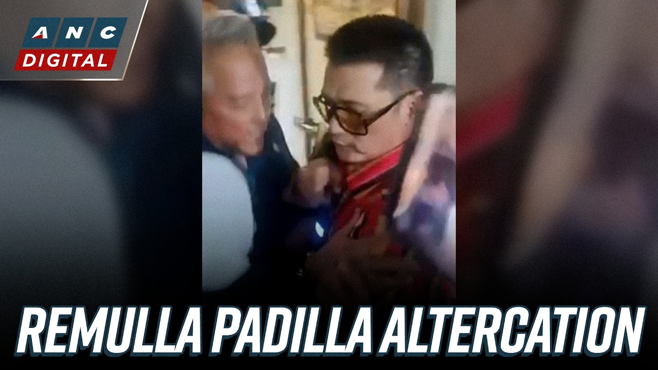 MOMENT: Commotion breaks out among Remulla, Padilla, Cayetano at Senate | ANC