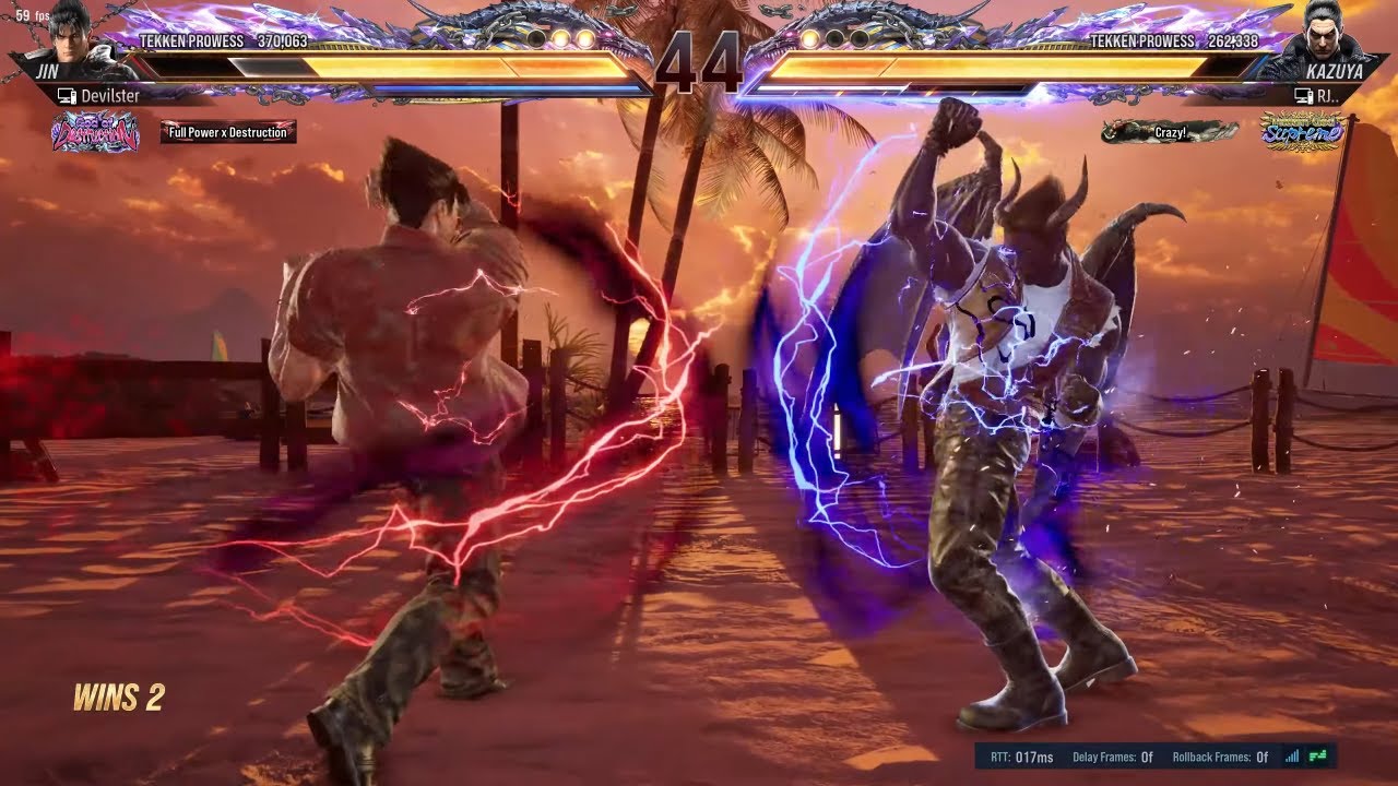 Jin Vs Kazuya Match At Its Best | Devilster Vs RJ!