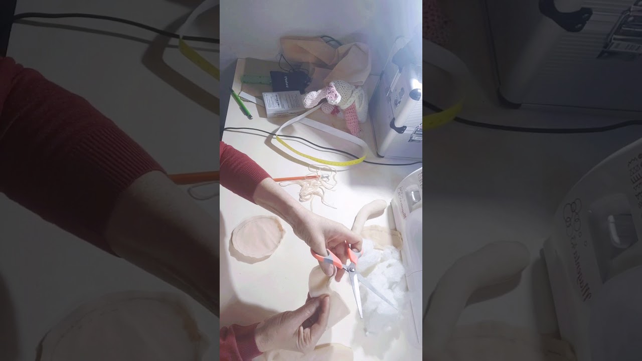 Création pas à pas d'une poupée chiffon articulée : Partie 3