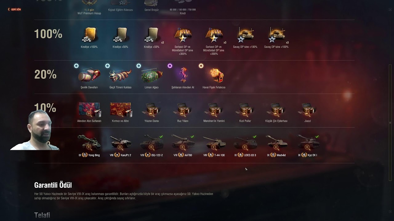 World Of Tanks ÇanÇinÇon yılı gelmiş 😅