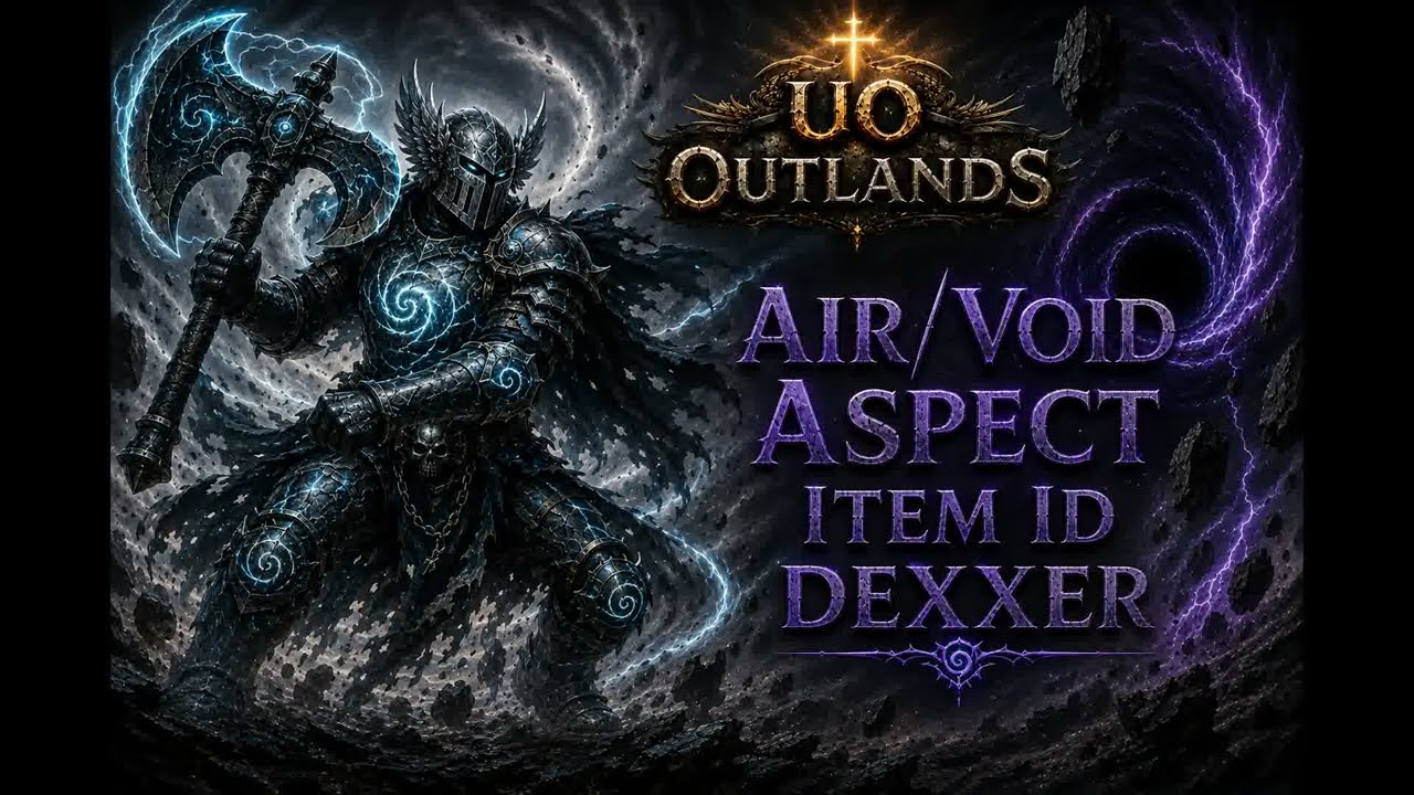 Билд на мечника с аспектами Воздуха и Пустоты в UO Outlands