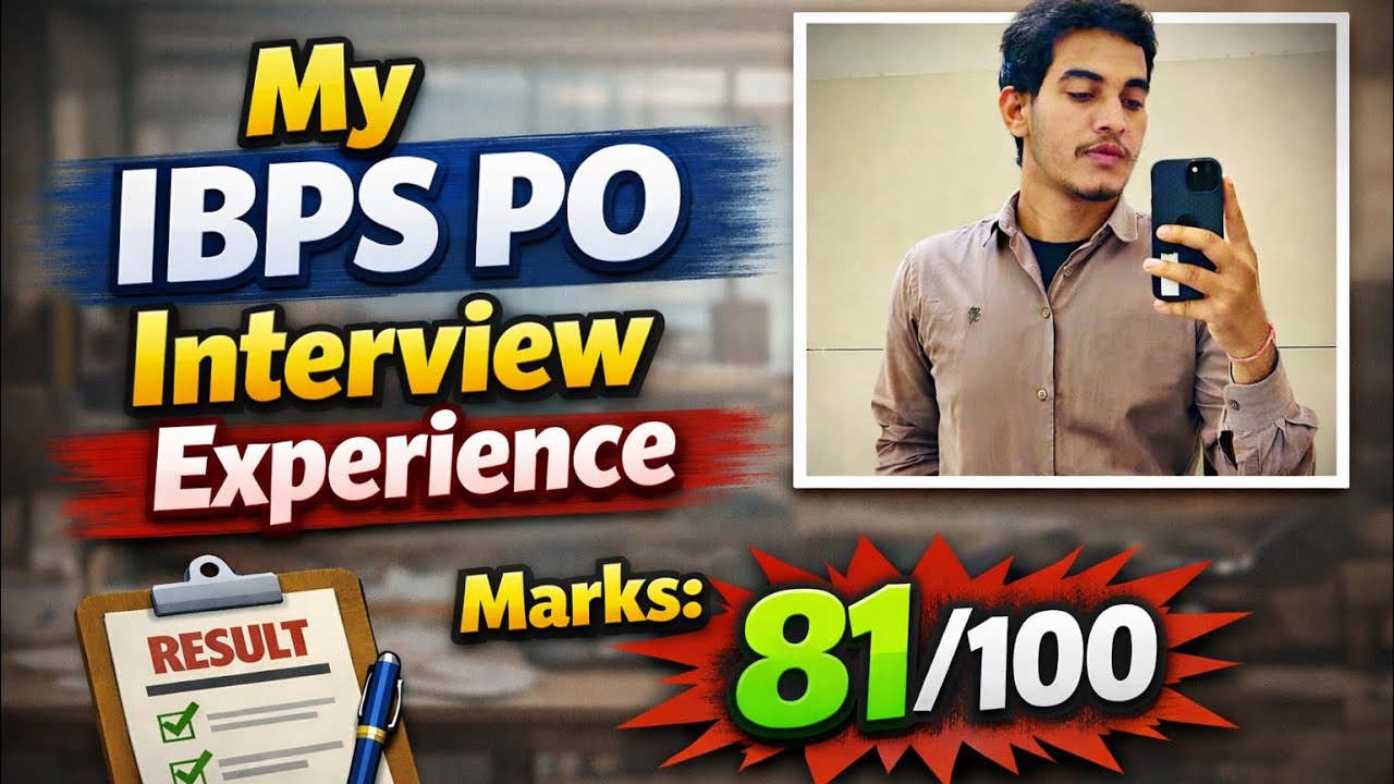 My Ibps Po Interview Experience(Msc Physics) || IBPS PO INTERVIEW 2024 || Questions Asked to Me?