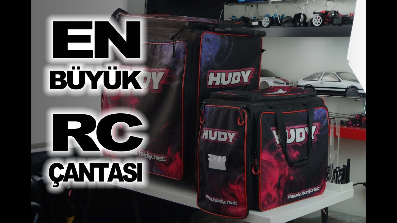 Hudy 1/10 ve 1/8 Çanta İnceleme | En Büyük RC Çantasına Neler Sığar ?