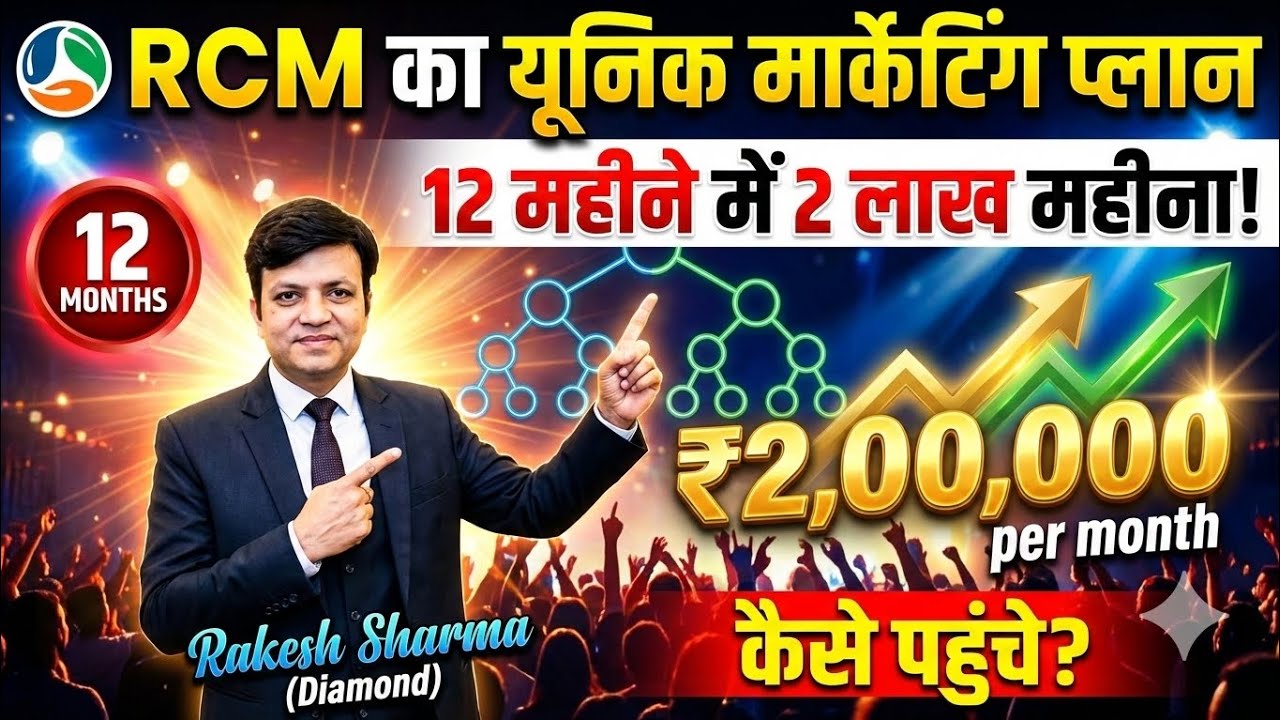 RCM Business: ₹0 से ₹2 Lakh/Month का सफर! 🚀 | Diamond Rakesh Sharma Success Story & Marketing Plan