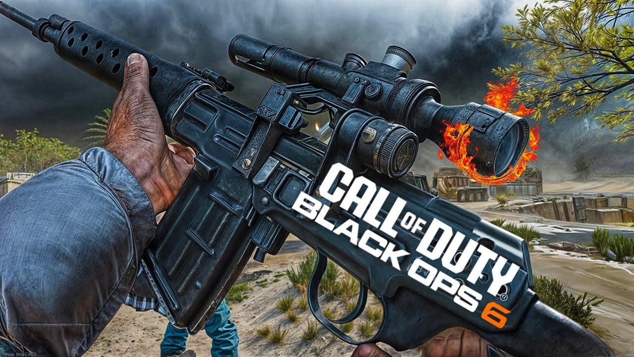 SVD Sniper rifle  - call of duty Black ops 6 Gameplay