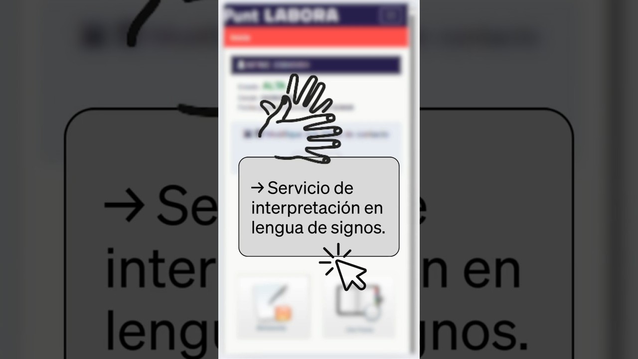 &iquest;C&oacute;mo solicitar el Servicio de Interpretaci&oacute;n en lengua de signos para acudir al Espai Labora?