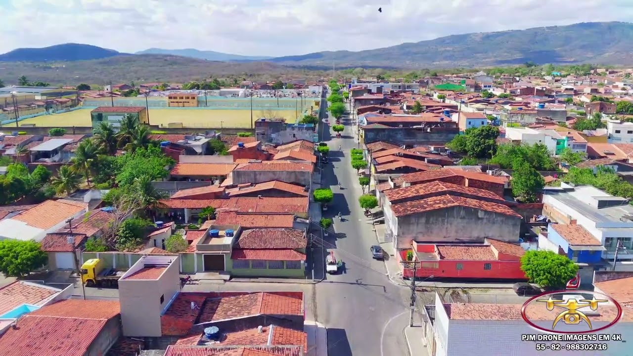 Santana do Ipanema | Alagoas Brasil | Visto de cima em 4K | Fimi X 8 Pro 2022 V2