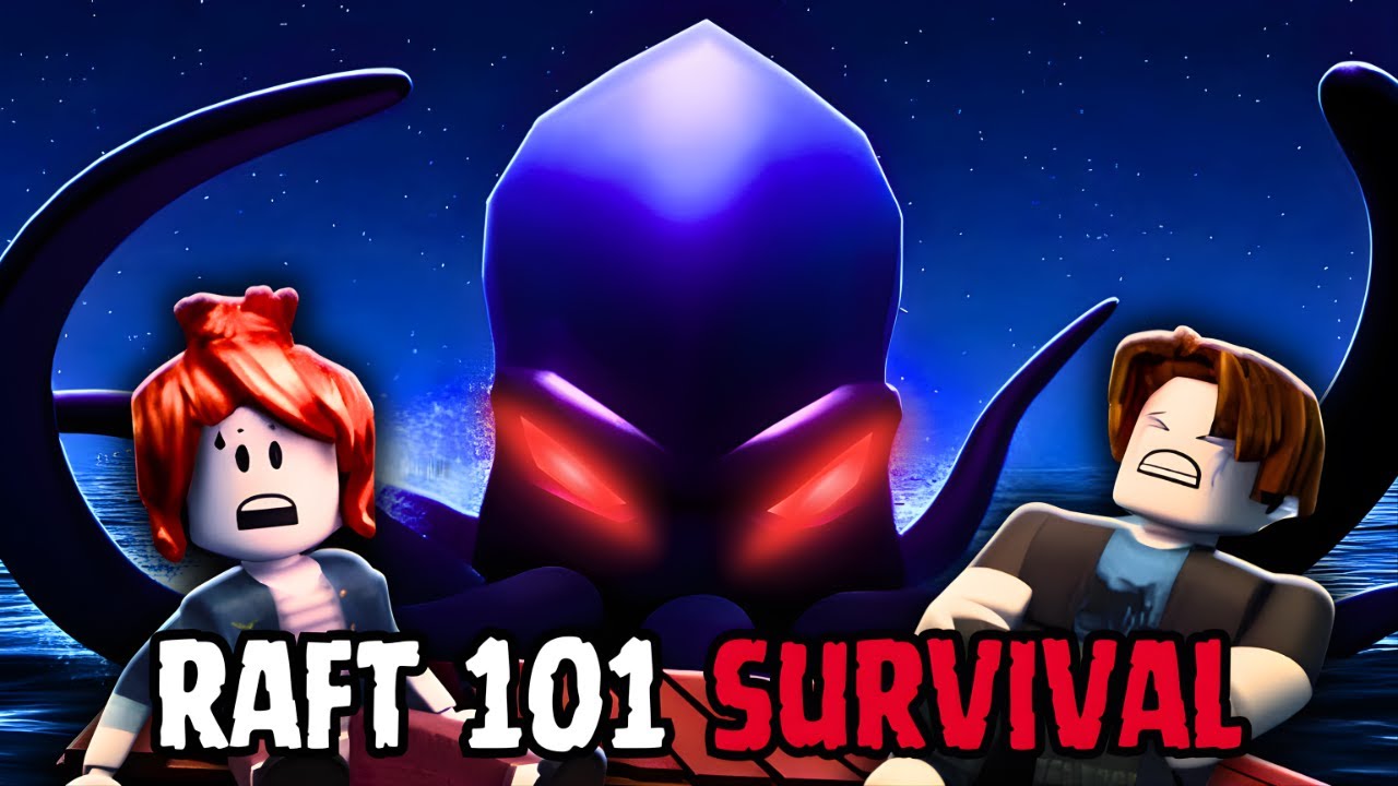 Raft 101 Survival🐙- Full Game Walkthrough & Ending - Roblox