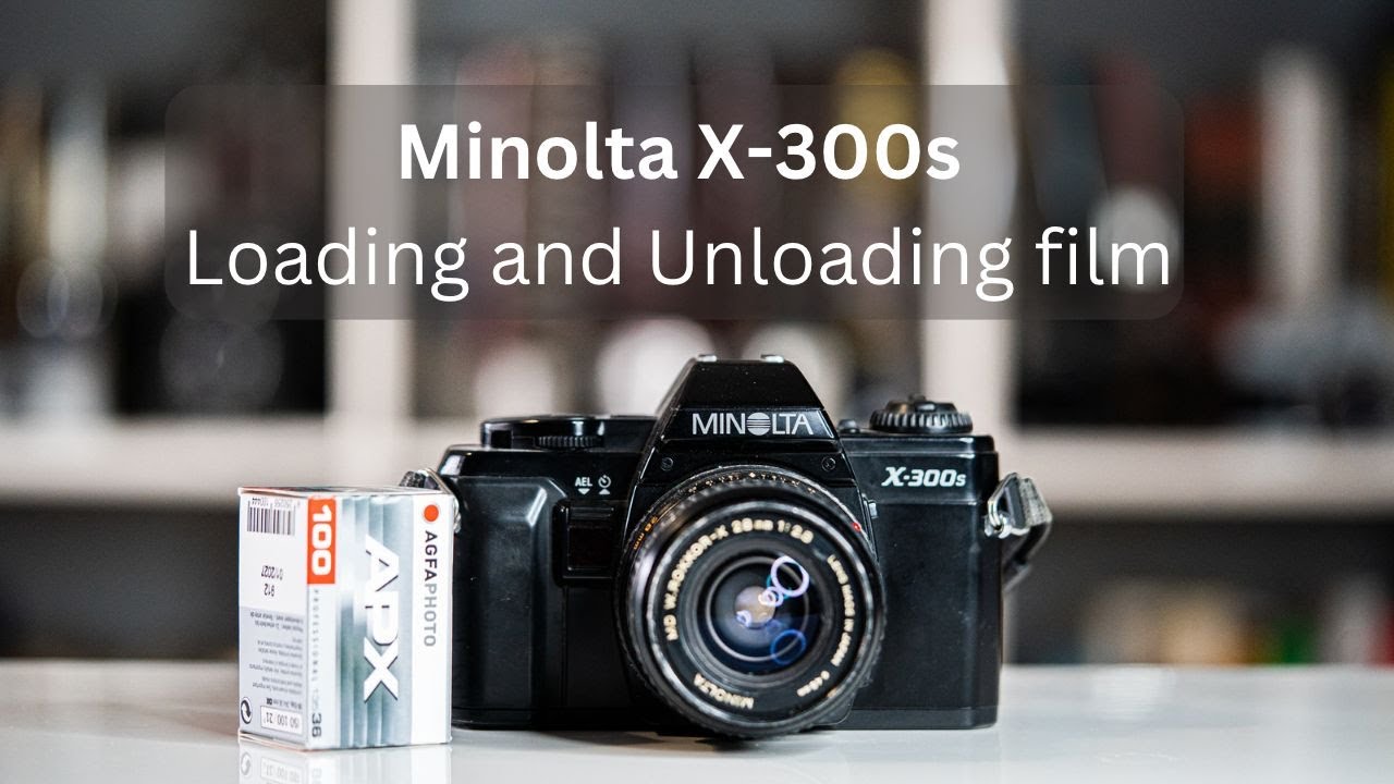 Как загружать и вынимать плёнку из плёночного фотоаппарата | Minolta x-300s / x-370N