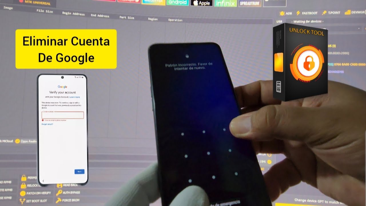 Quitar La Cuenta De Google Oppo A57 o A77 Parche De Seguridad 2025 Con Unlocktool
