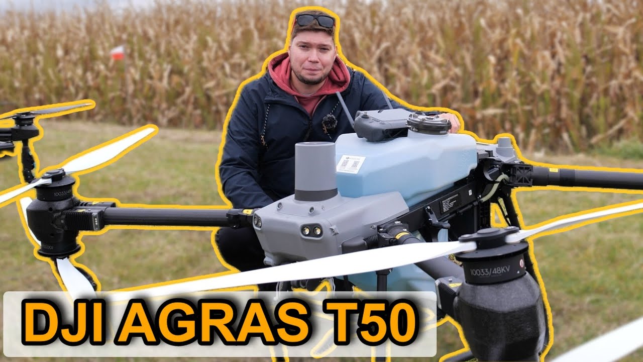 Dron rolniczy za 120k - DJI Agras T50  🤯