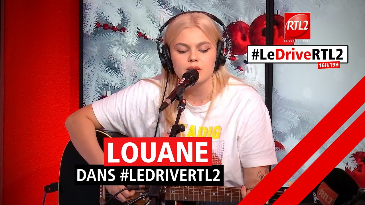 Louane en live et en interview dans #LeDriveRTL2 (13/12/21)