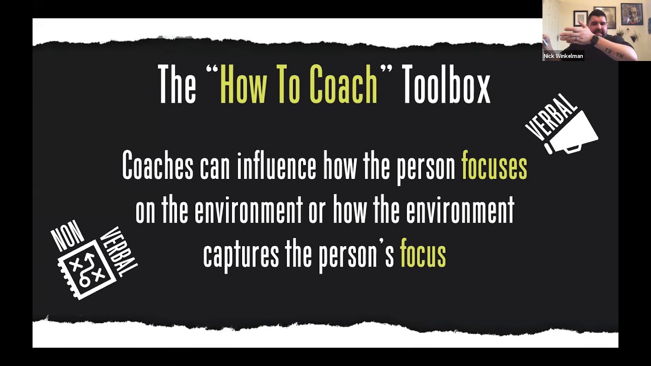 The Language of Coaching - Nick Winkelman