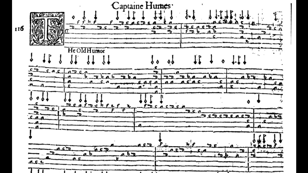 Tobias Hume The Old Humor - the First Book Of Ayres