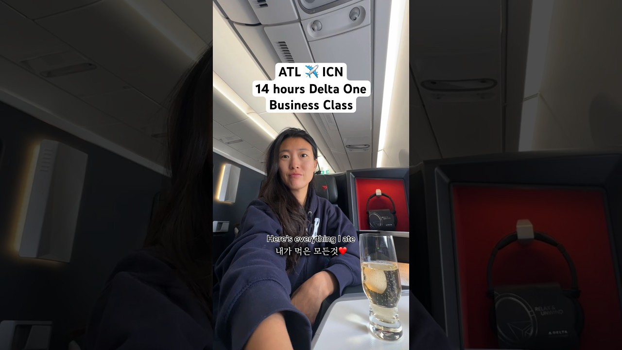 Delta one business class from Atlanta to Incheon