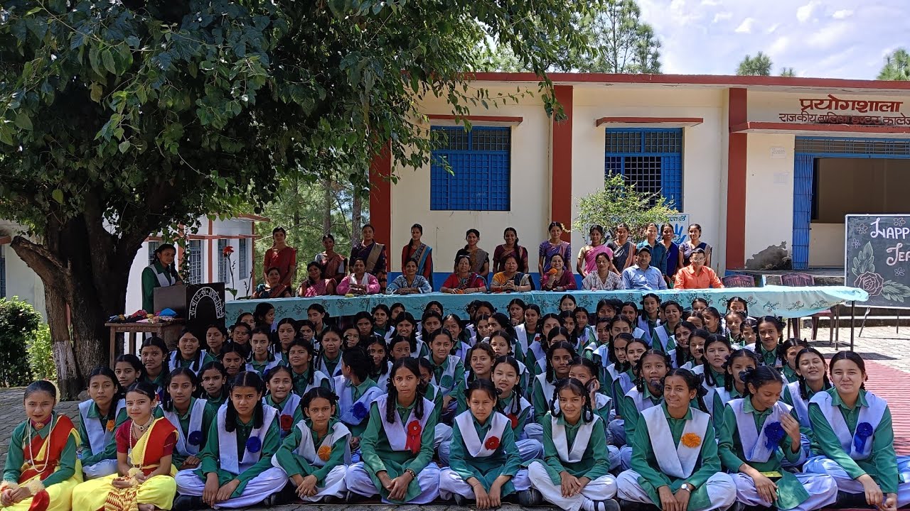 GGIC में मनाया गया शिक्षक दिवस👩‍🏫#uttarakhand #school #teachersday #2025 #pithoragarh #kumauni