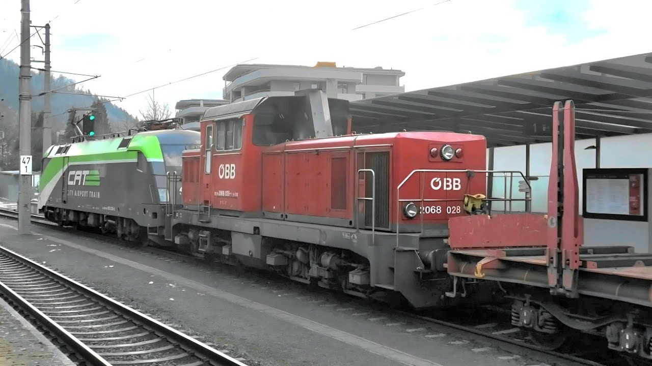 Übergabegüterzüge Feldkirch➡️Bludenz mit Rh2068, CAT Taurus oder RH1144 Alpenstaubsauger