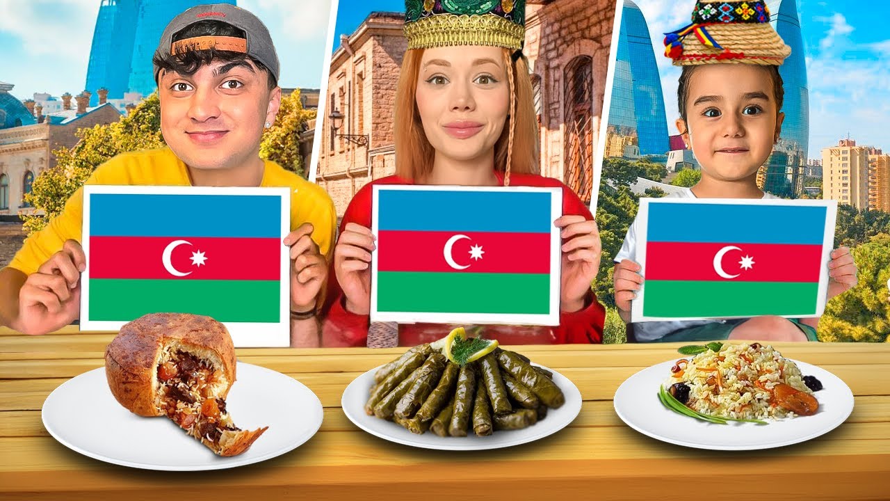 AZERBAYCAN GELENEKSEL YEMEKLERİNİ DENEDİK !? @GamzeKarta @GorilFaruk