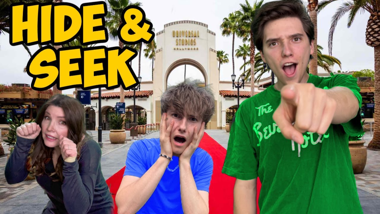 SHARPE FAMILY PLAYS HIDE AND SEEK AT UNIVERSAL! 🌎🤪