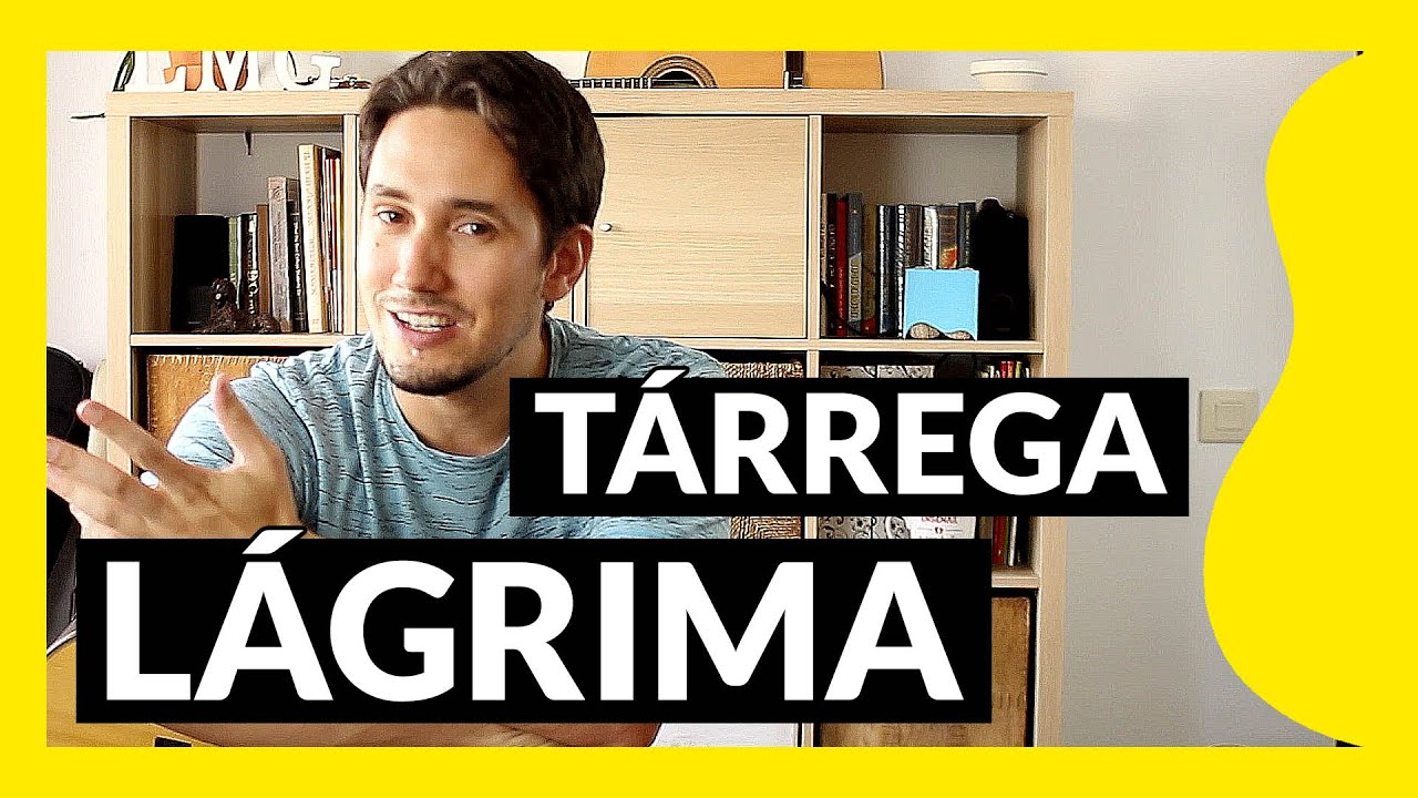 LÁGRIMA de TÁRREGA 😢😍 TUTORIAL Guitarra [PARTITURA+TAB]