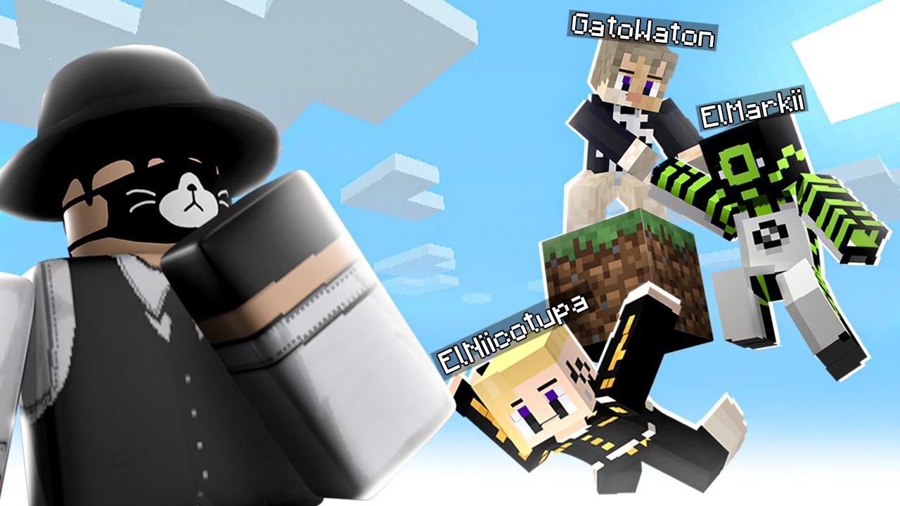 MINECRAFT PERO EN UN SOLO BLOQUE CON PANAS!