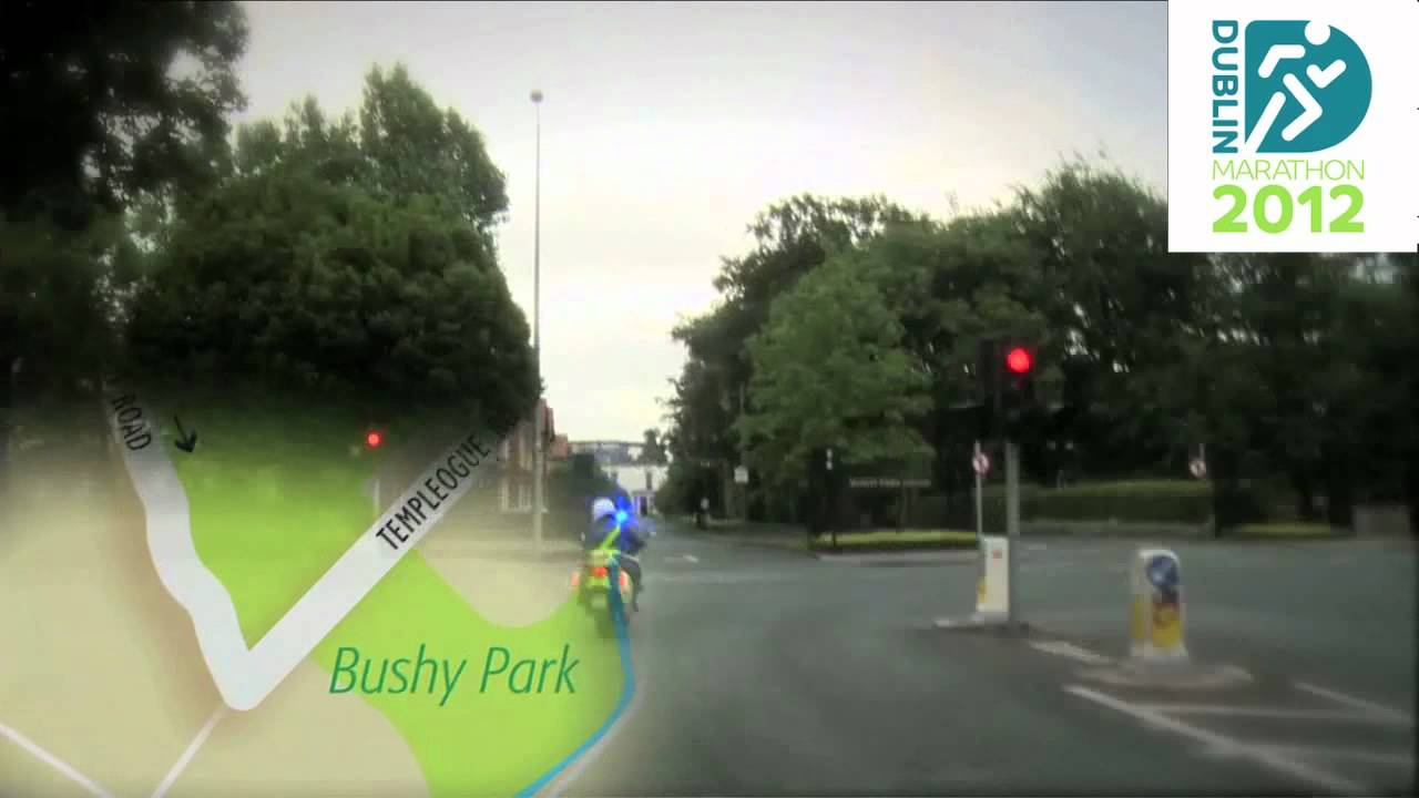 Dublin Marathon 2012 Route map