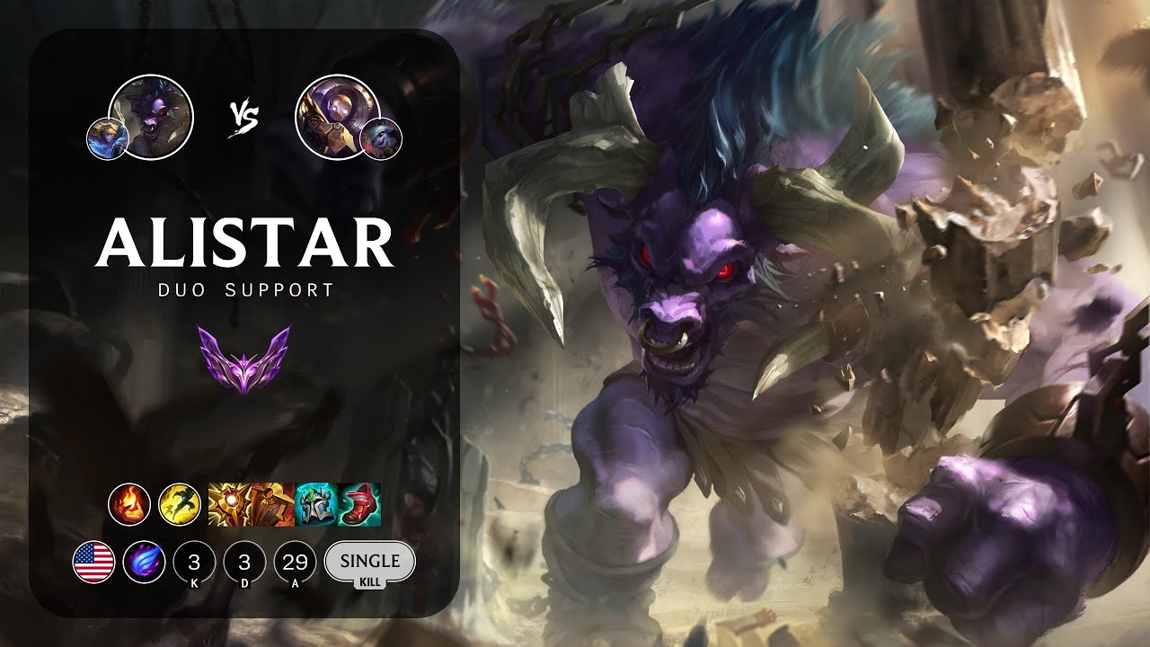 Alistar Support vs Blitzcrank - NA Master Patch 13.15