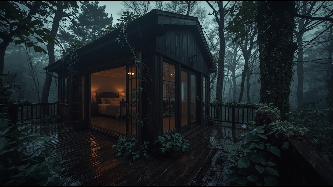Deep Night Rain in the Forest 🌲 | Relaxing Nature Sounds for Sleep