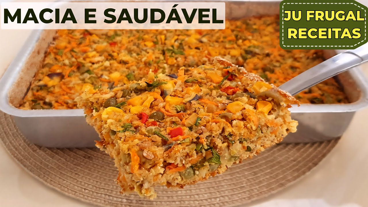 Saborosa e Nutritiva: Faça essa TORTA de LEGUMES Sem Trigo Fácil com SORO do LEITE