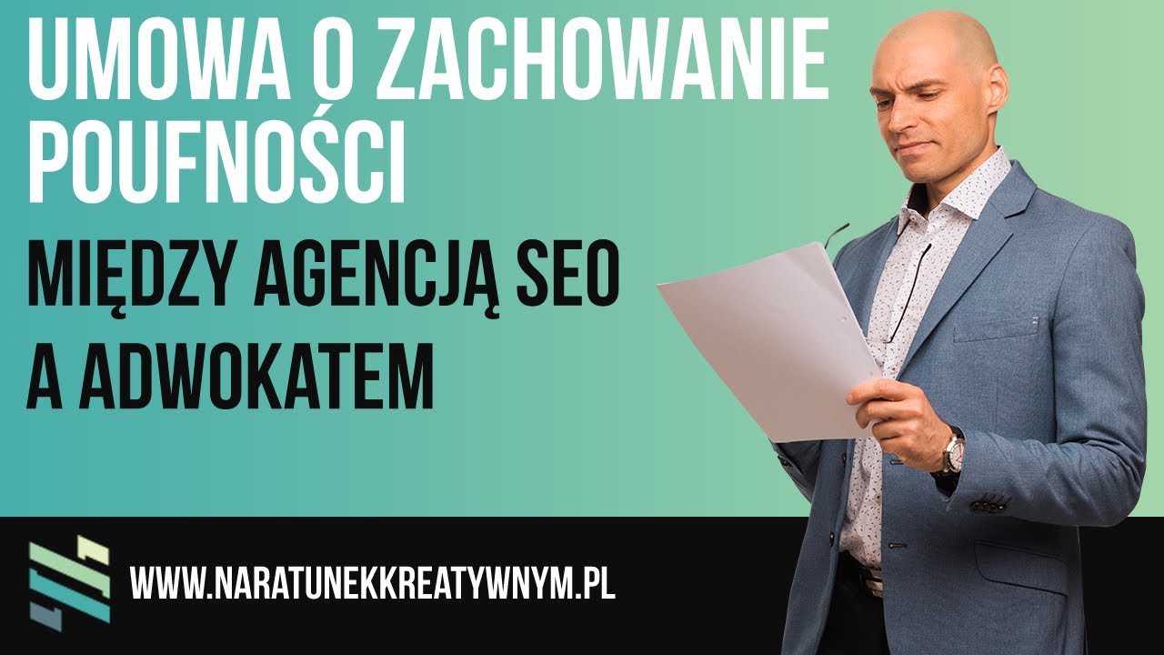 Umowa o zachowanie poufności między agencją SEO a adwokatem