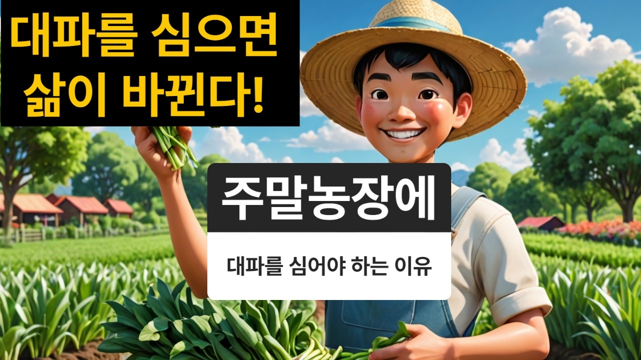 주말농장에 대파를 심어야 하는 7가지 이유     #주말농장#대파키우기#텃밭농사#시니어농사#초보농사#대파는필수#농사기초