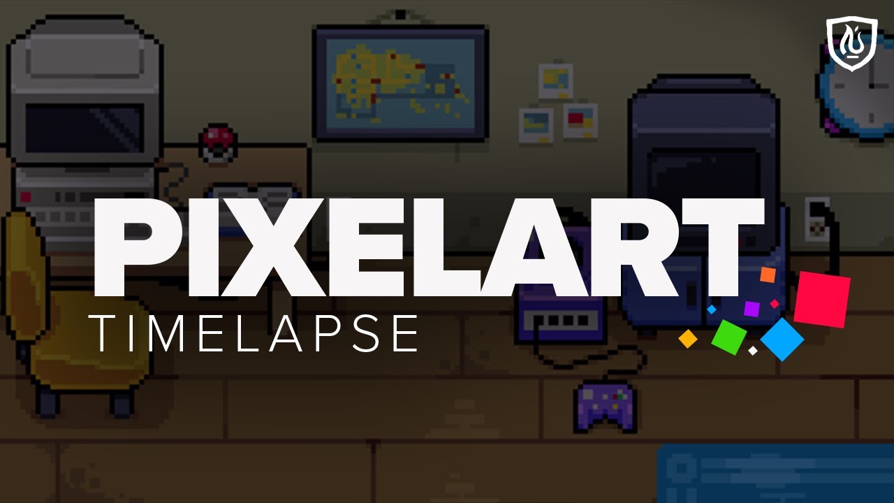 Pokemon Ruby & Saphire Bedroom Remake | Pixelart Timelapse