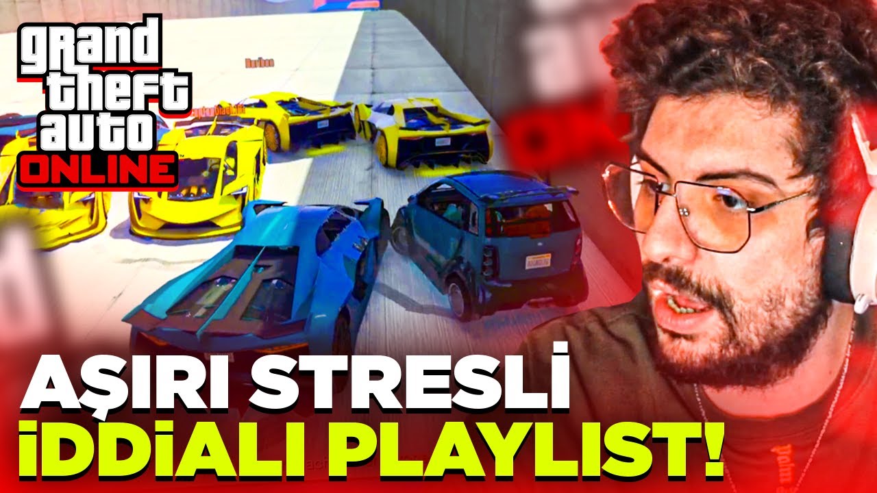 AŞIRI STRESLİ İDDİALI PLAYLIST! | EKİP İLE GTA 5 PLAYLIST | HYPE