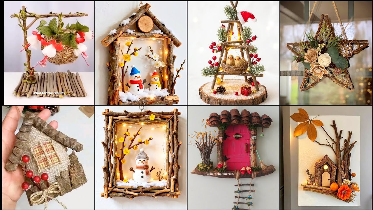 Rustic Twig Wood Crafts Ideas | DIY Natural Home Decor