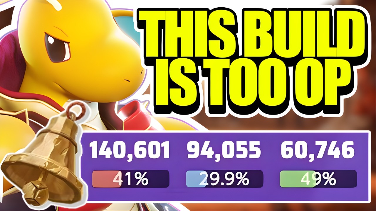 The New Vanguard Bell Turns Dragonite Into Infinite Sustain | Pokemon Unite