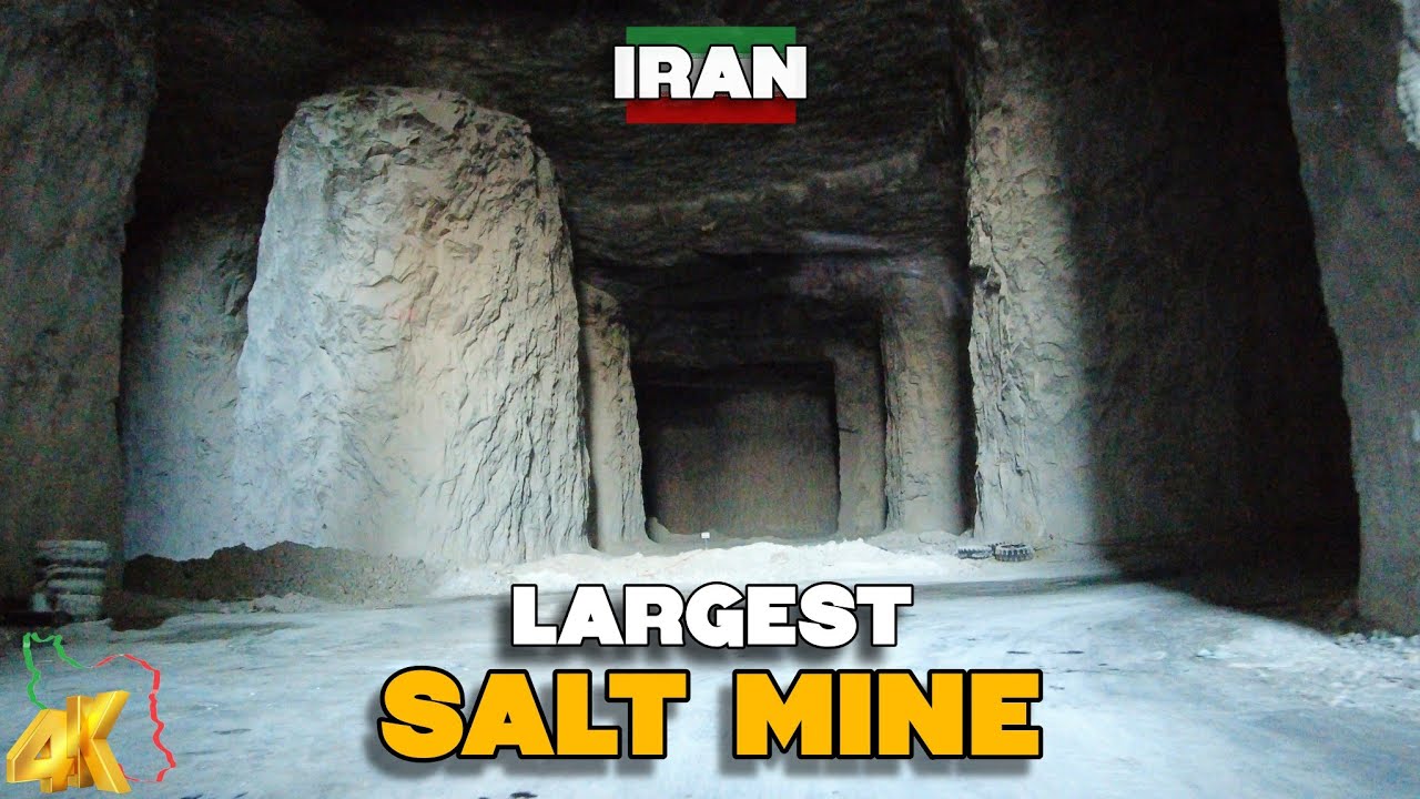 Driving Through the Middle East Largest Salt Mine 4k | Garmsar Semanan Iran 🇮🇷 2025