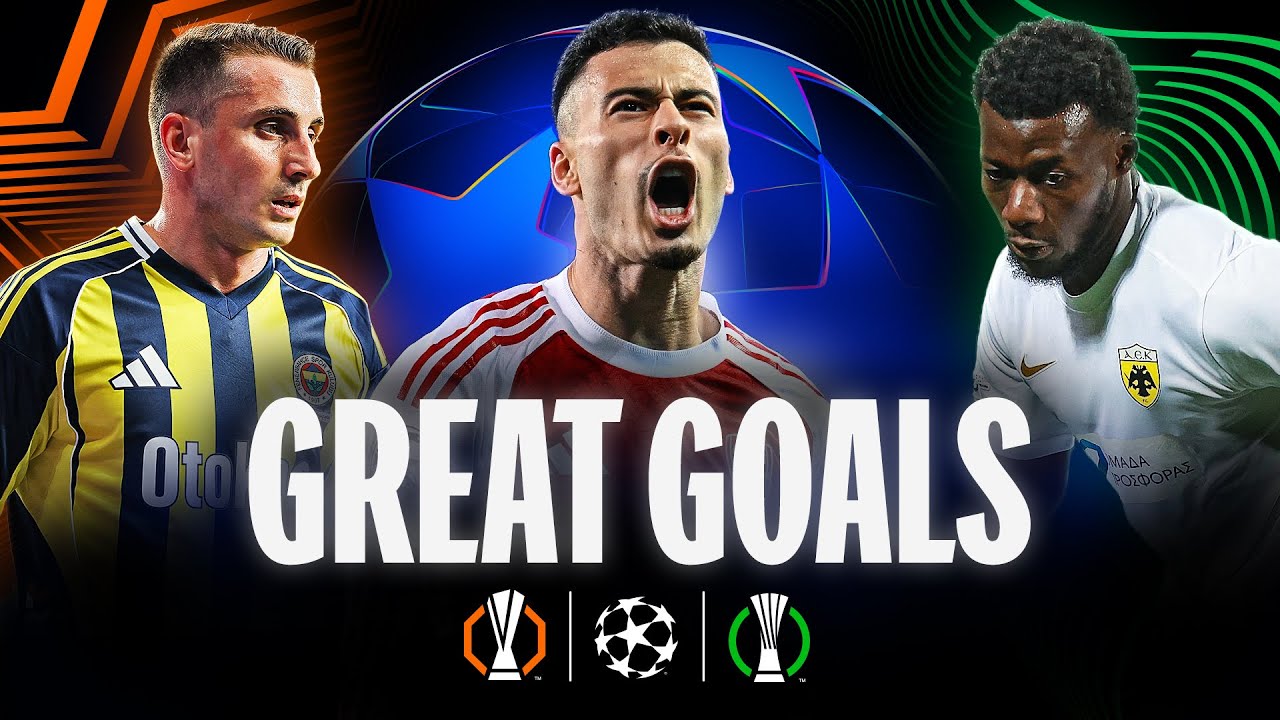 BEST Goals of the Week! | UCL, UEL, UECL Highlights