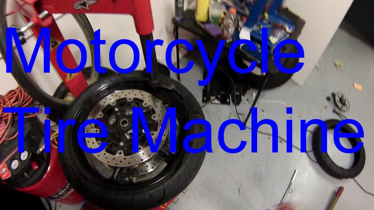 Motorcycle Tire Machine - Changing a Sport Bike Tire Part 2