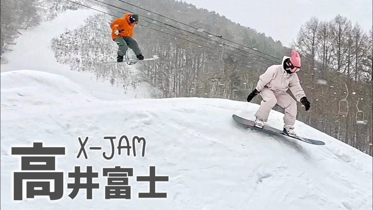 プロスノーボーダーはアジアのスレンダーな子猫と楽しみます【X-JAM高井富士】