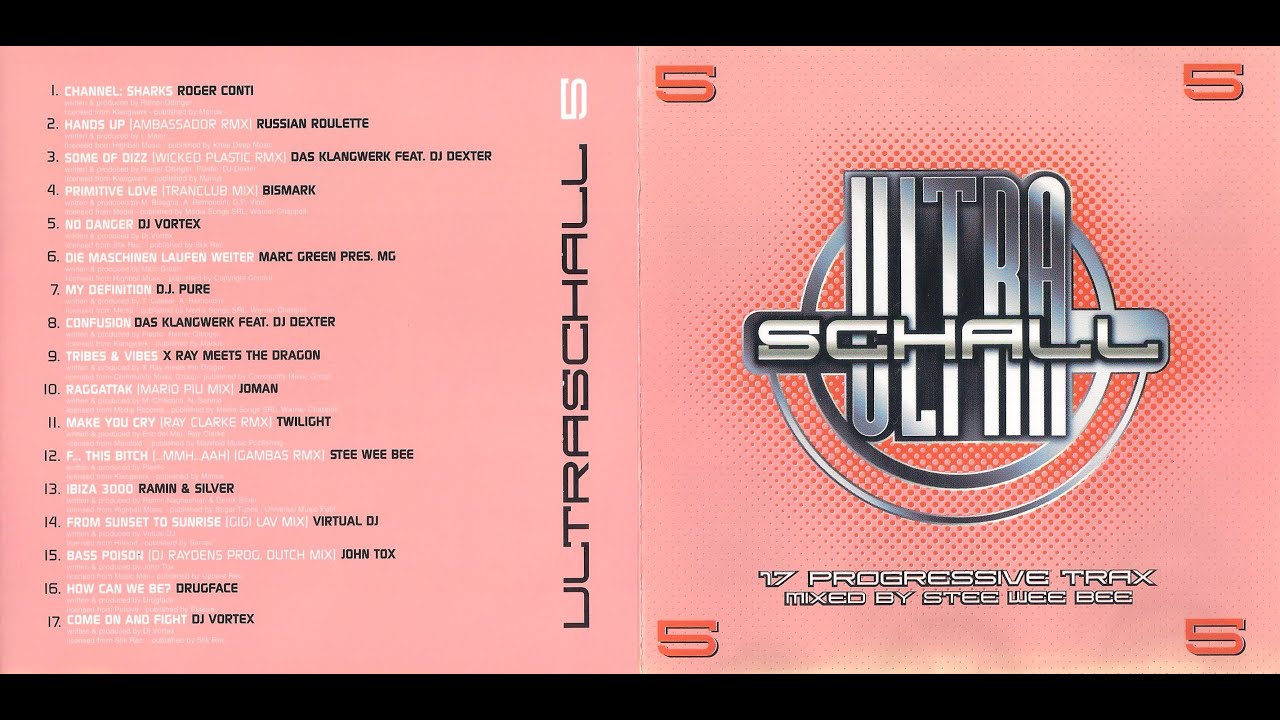 Ultraschall 5 - 17 Progressive Trax mixed by Stee Wee Bee [C7777087, 2002]